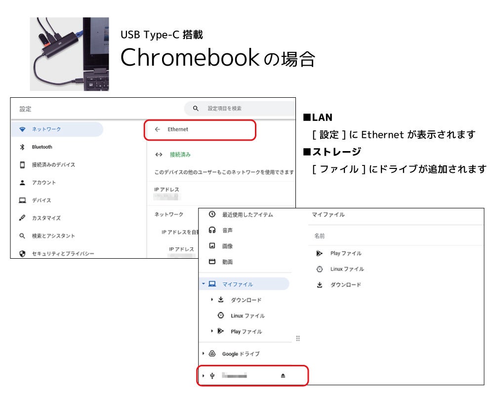 Chromebook画面