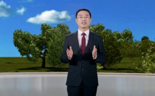 Win-Win·Huawei Innovation Weekで講演するPhilip Song博士