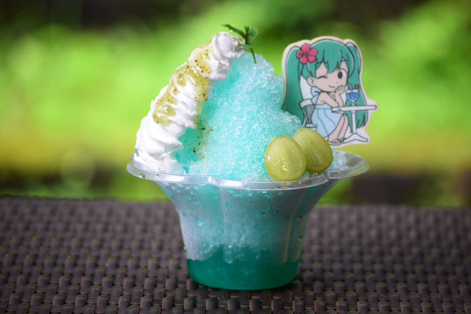 夏のかき氷パーティ☆ミクのエメラルドパインフレーバー 1,200円