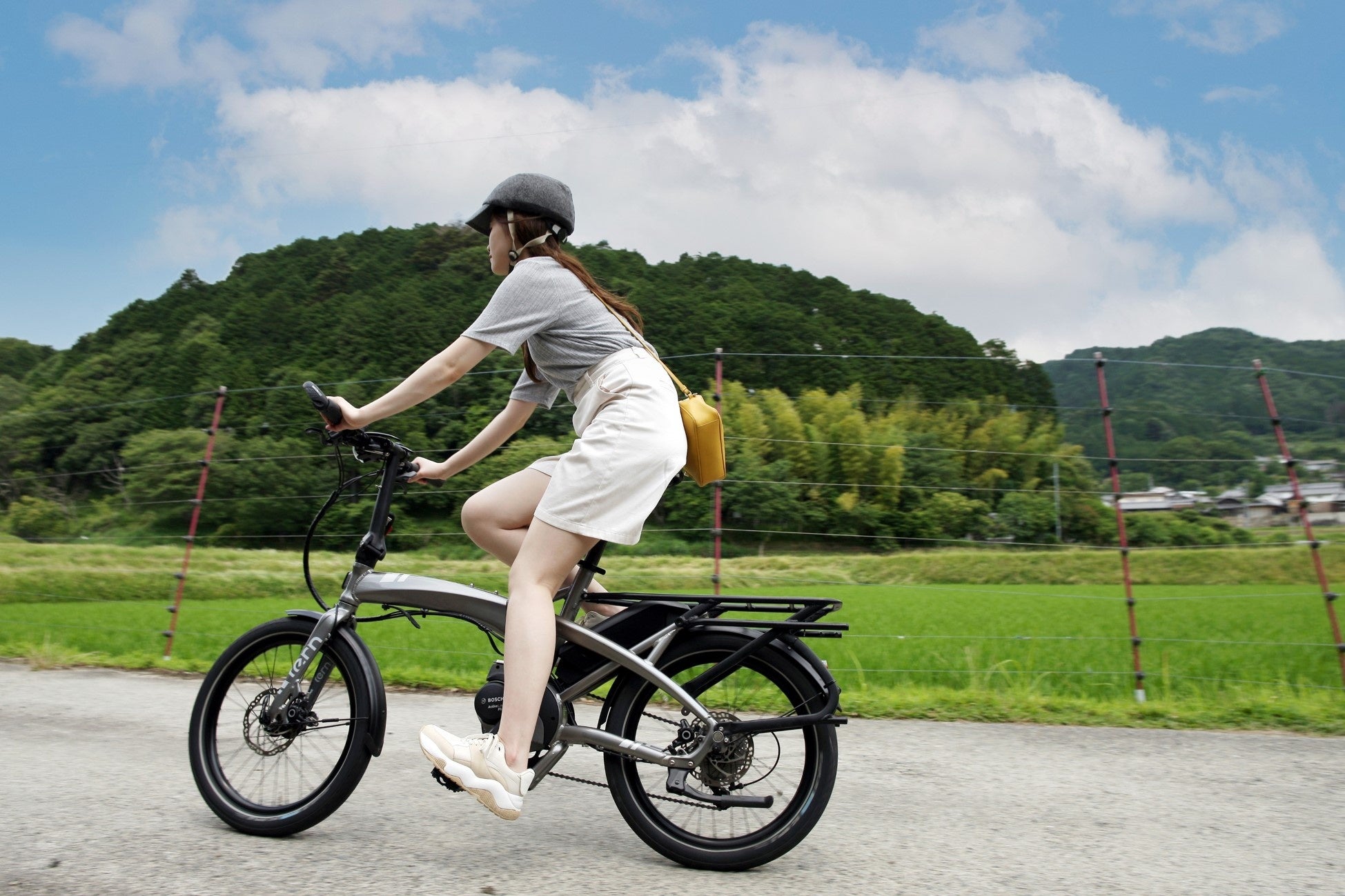 幅広い年齢に対応したフリーサイズのe-Bike